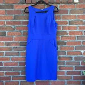 Blue Size 10 J. Crew Suiting Dress with Pockets